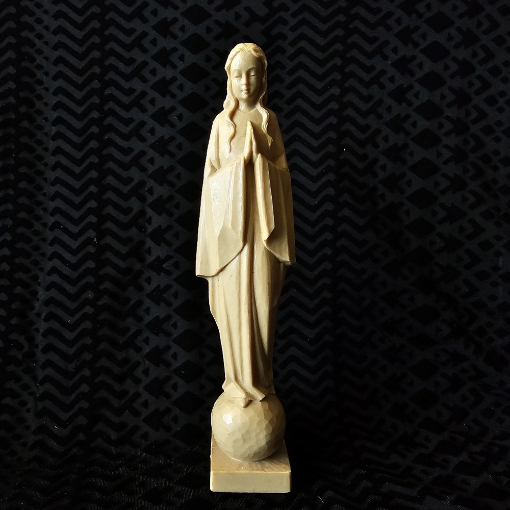 Vintage Celluloid Virgin Mary Figurine
